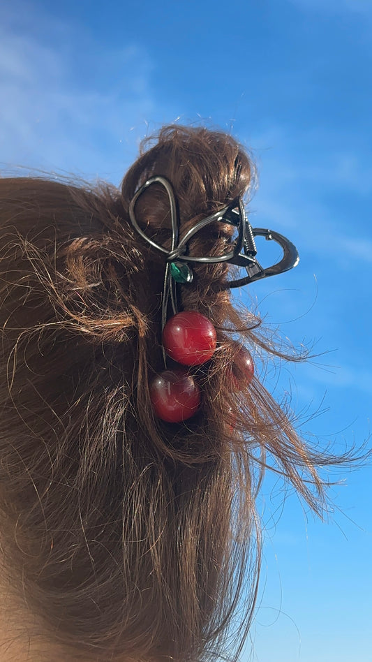 Cherry Hair Clip