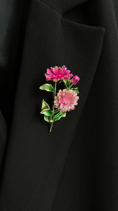 Flower Bouquet Brooch